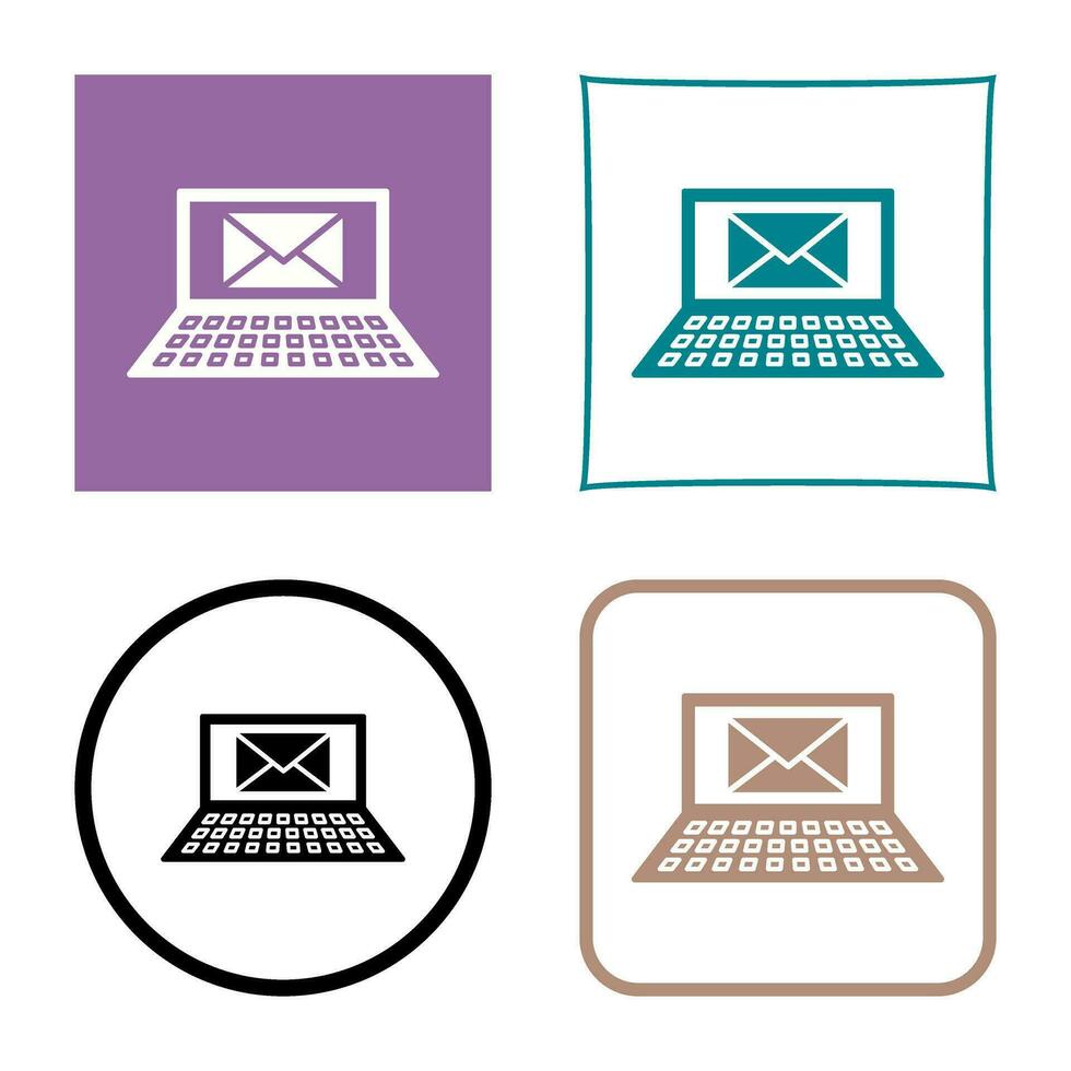 Unique Emails Vector Icon