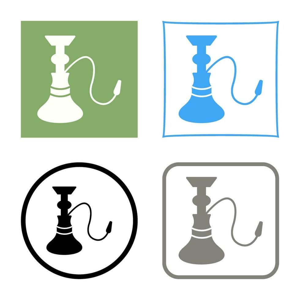 Unique Hookah Vector Icon