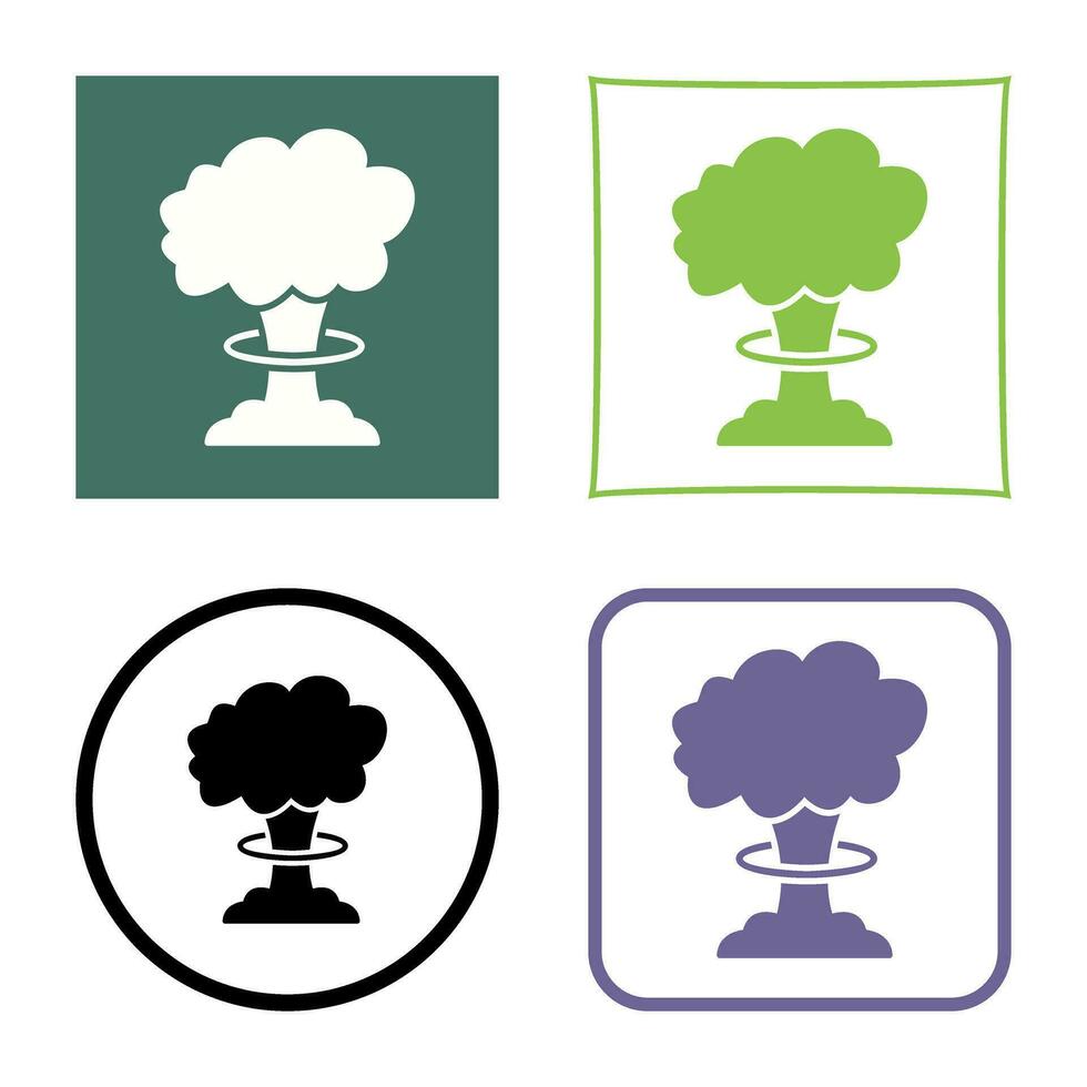 Unique Bomb Blast Vector Icon
