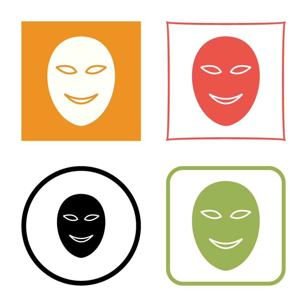 Ancient Face Mask Vector Icon