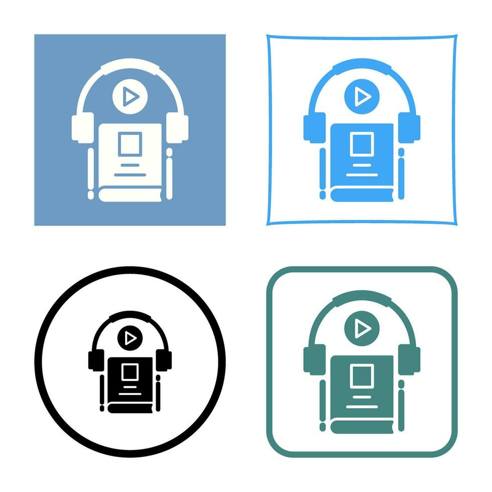 Audio Book Vector Icon
