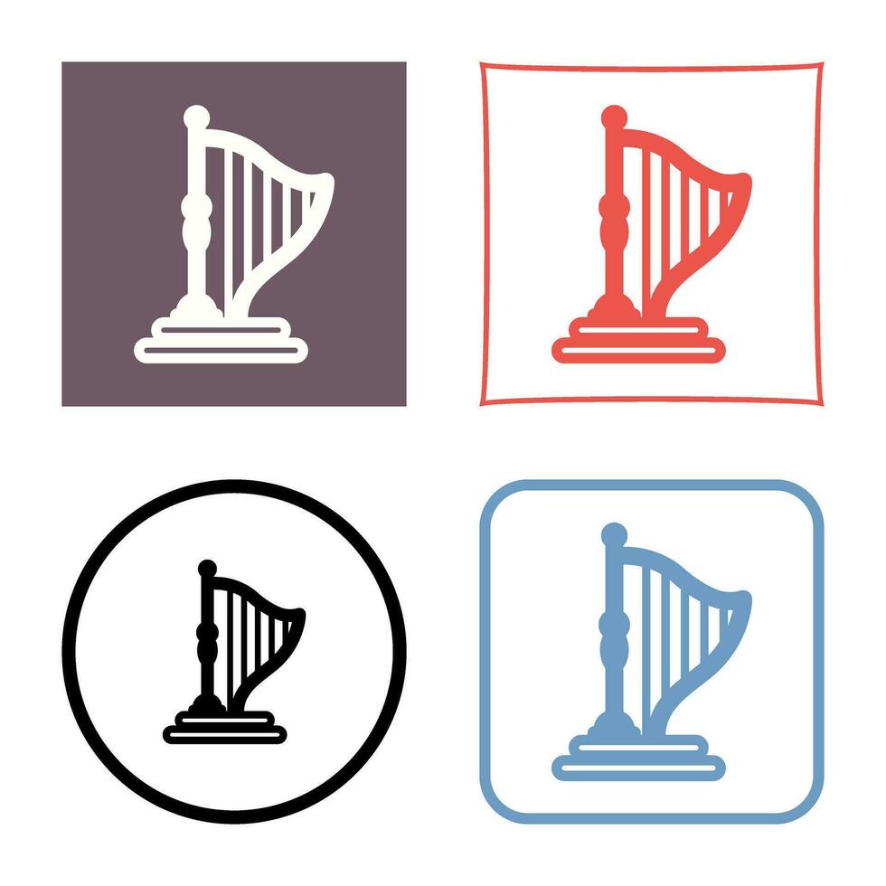 Harp Vector Icon