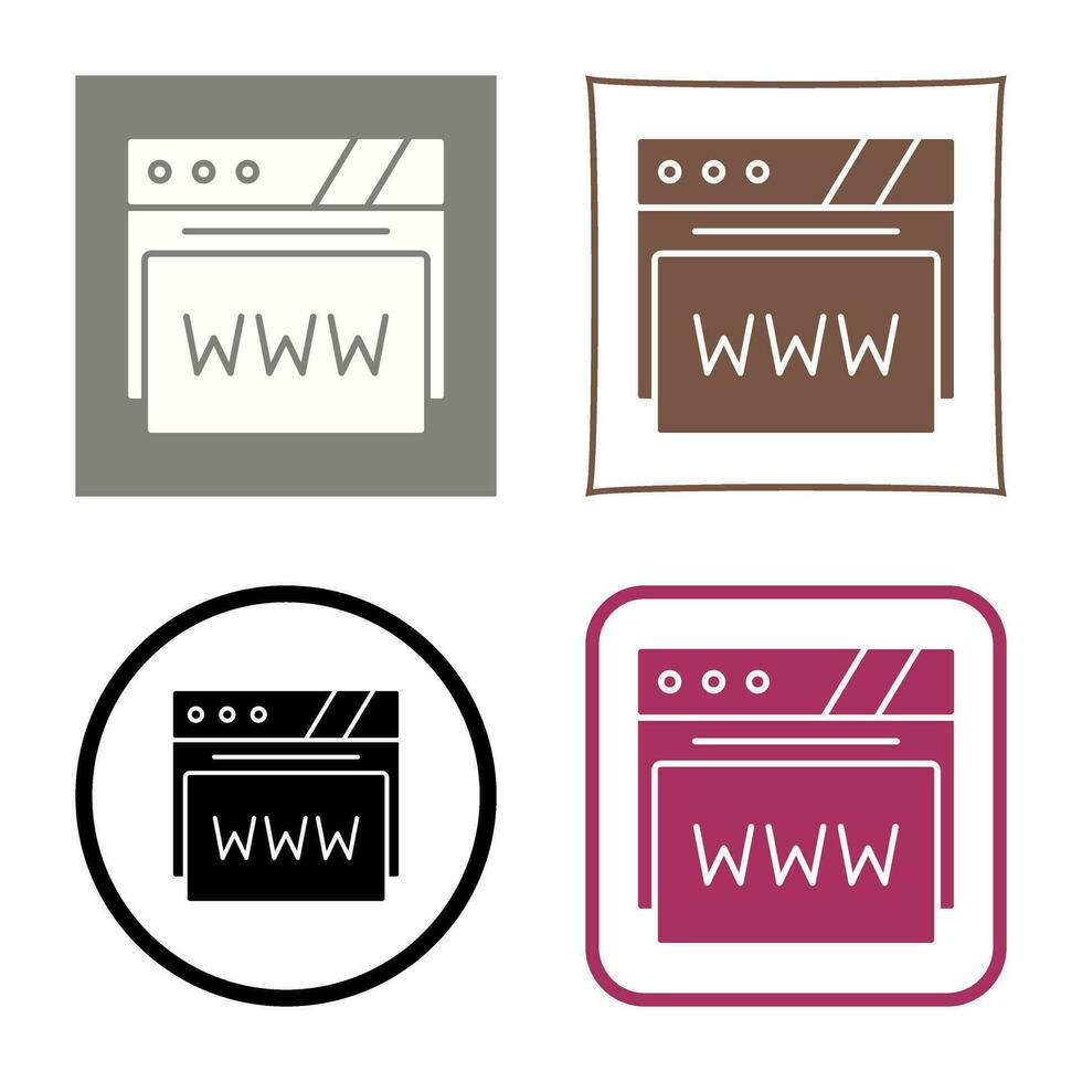 Web Browser Vector Icon