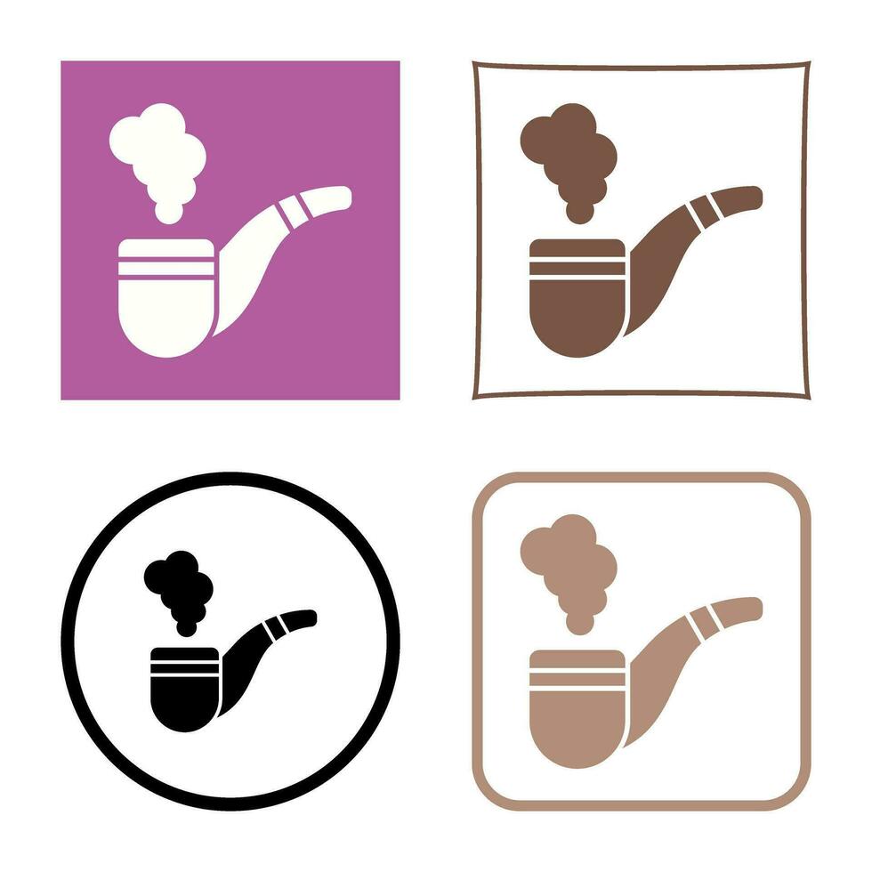 Smoke Pipe Vector Icon