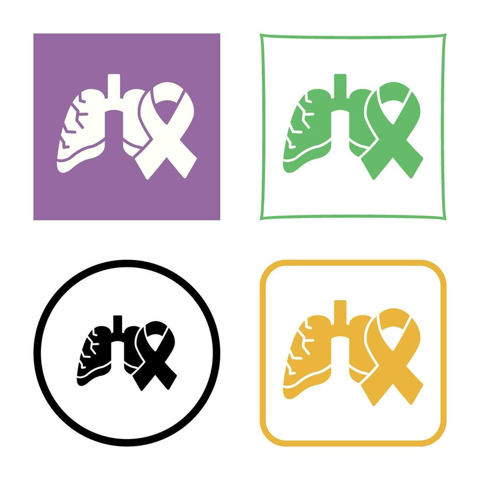 icono de vector de cáncer