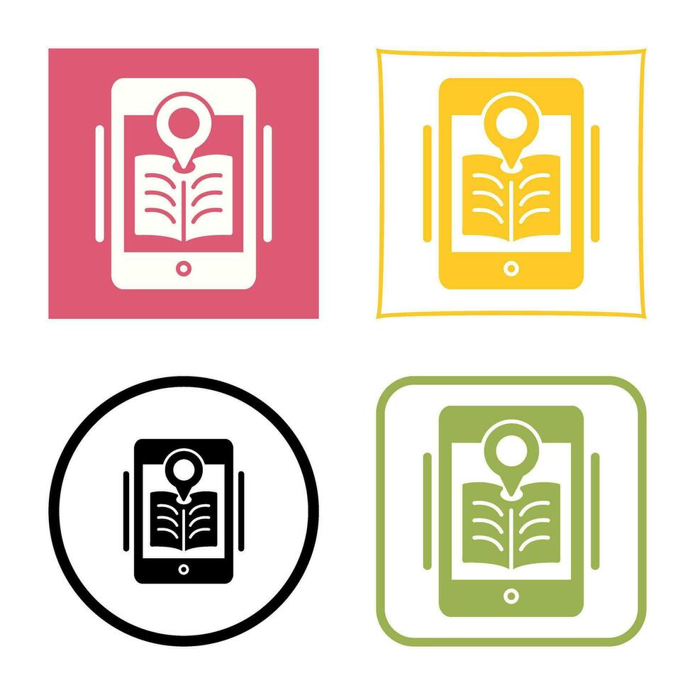 icono de vector de biblioteca