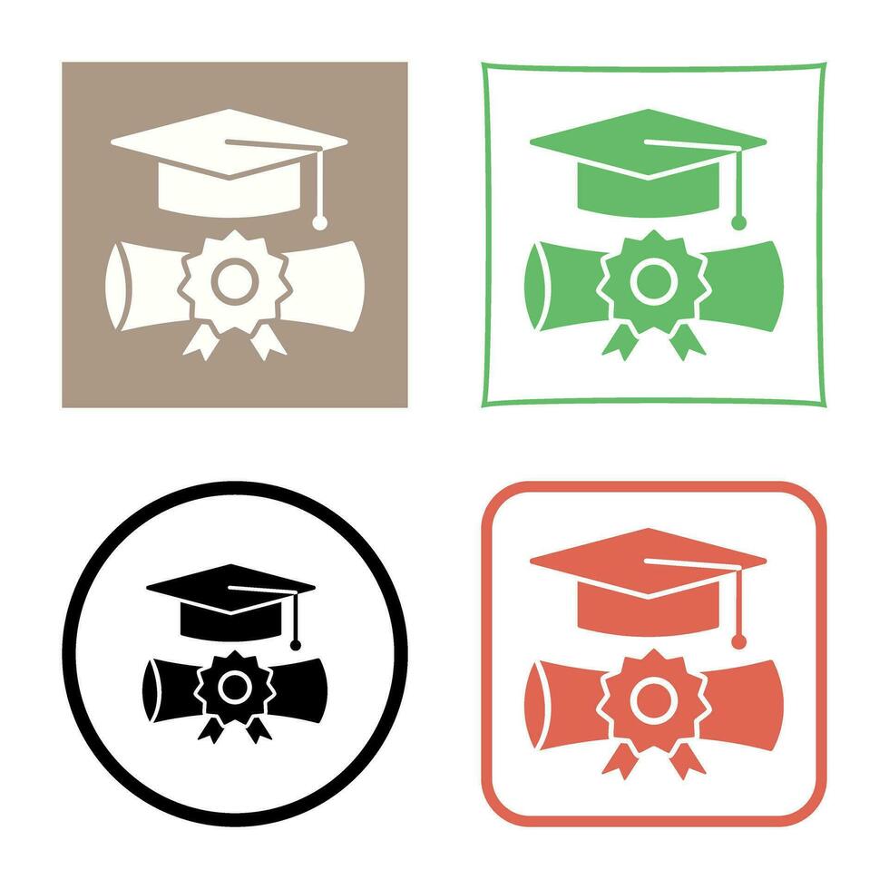 icono de vector de graduación