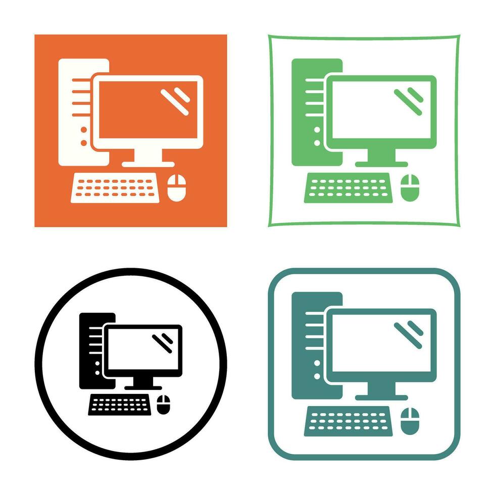 Computer Vector Icon