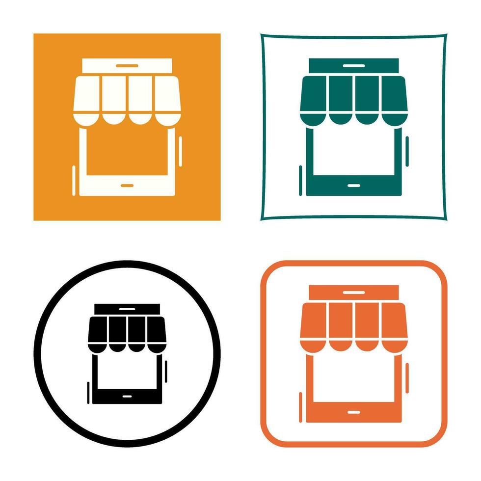 Online Shop Vector Icon