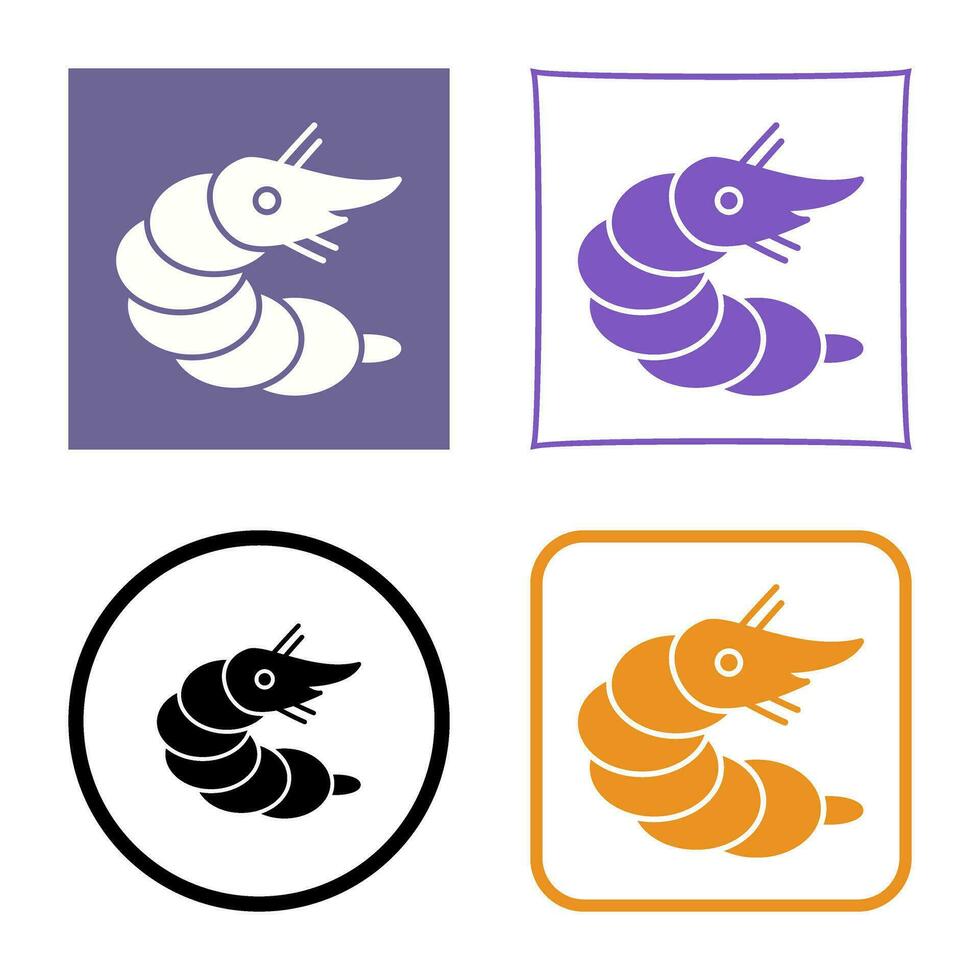 Shrimp Vector Icon