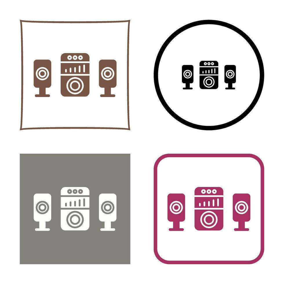 Sound System Vector Icon