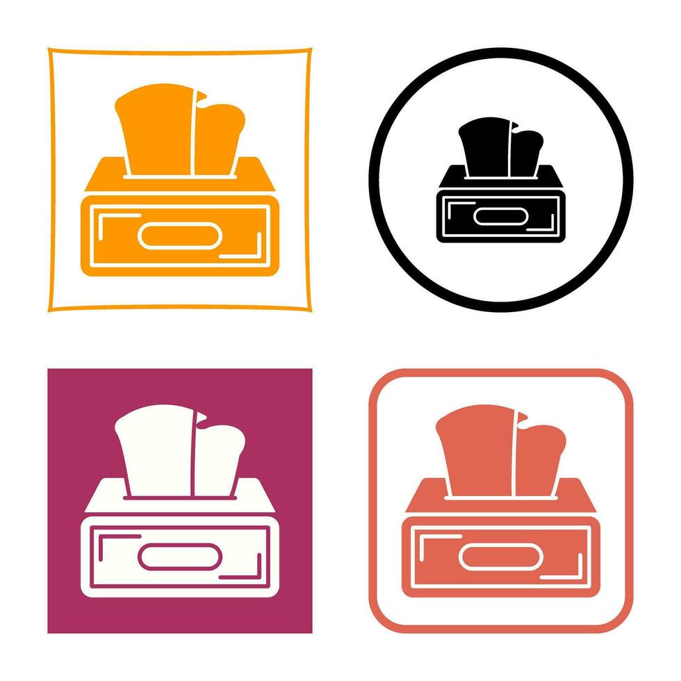 Tissue Box Vector Icon