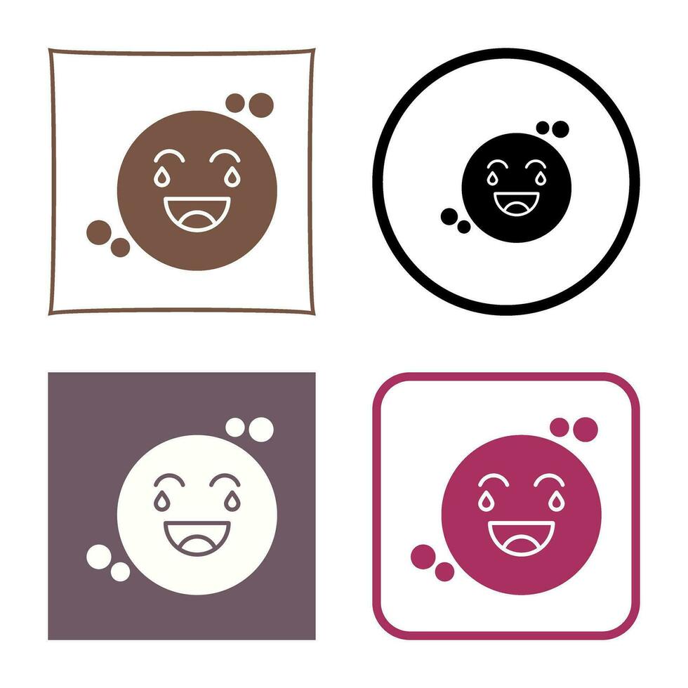 Loughing Vector Icon
