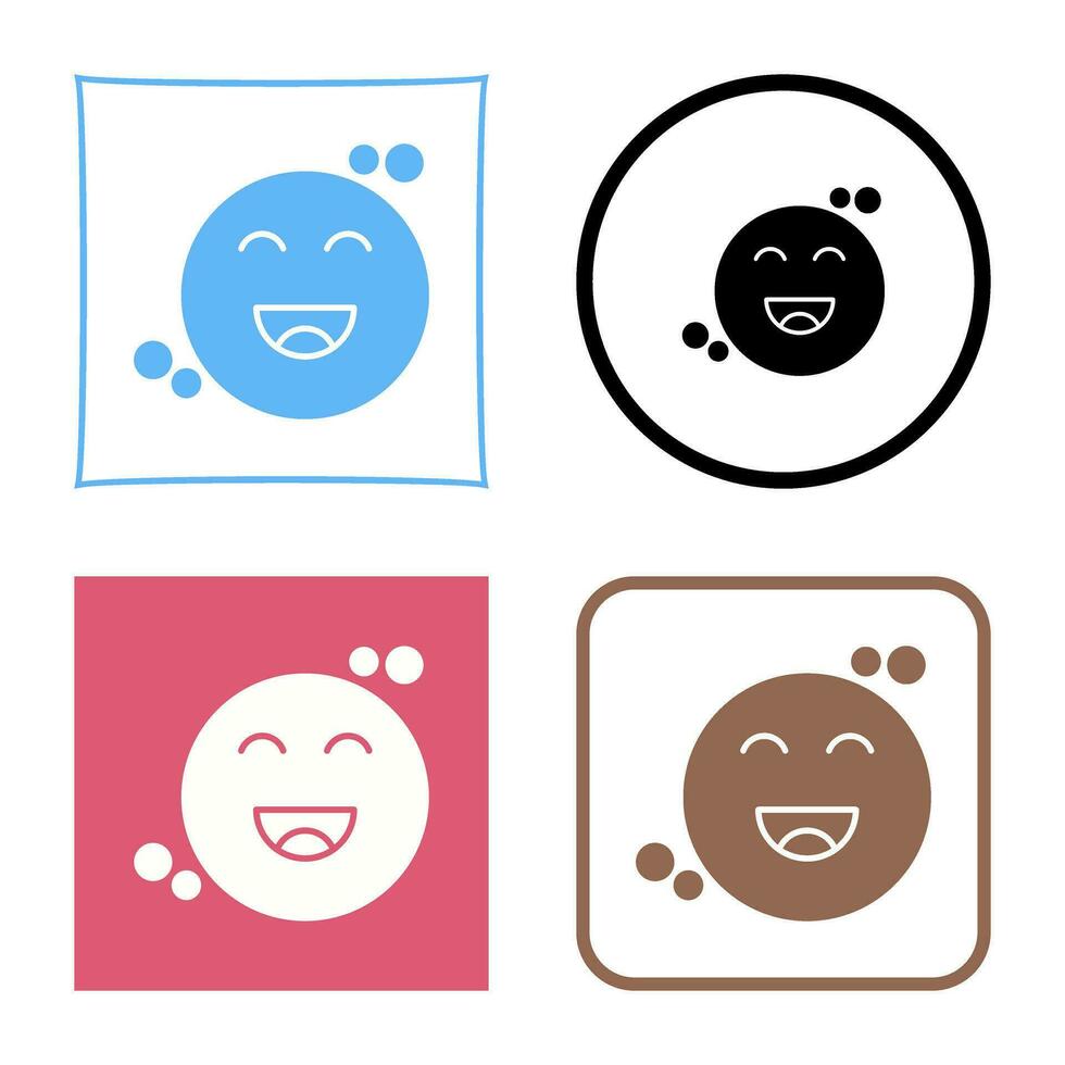 Happiness Vector Icon