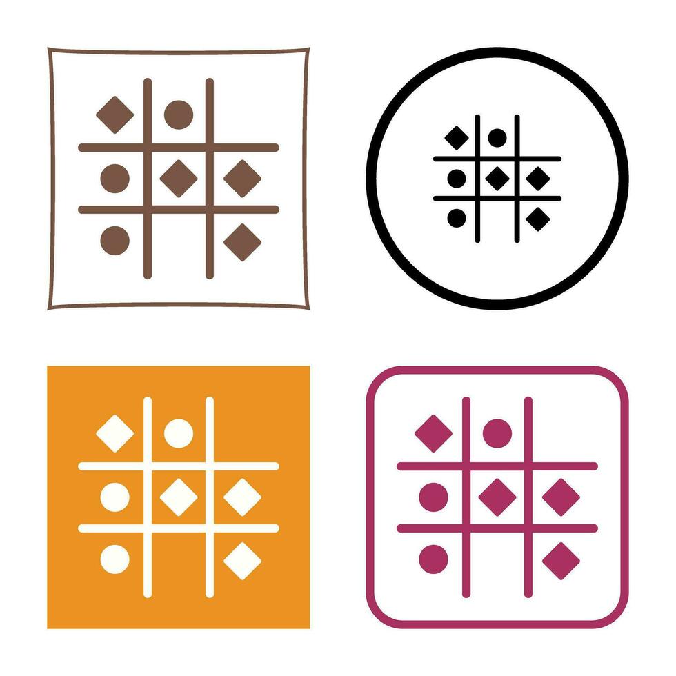 Tic Tac Toe Vector Icon