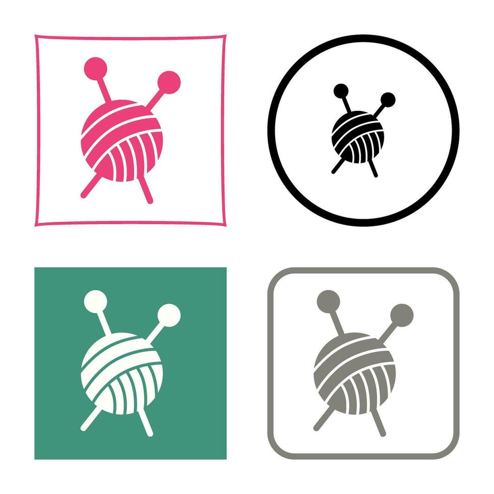 Knitting Vector Icon