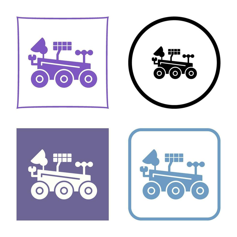 Mars Rover Vector Icon