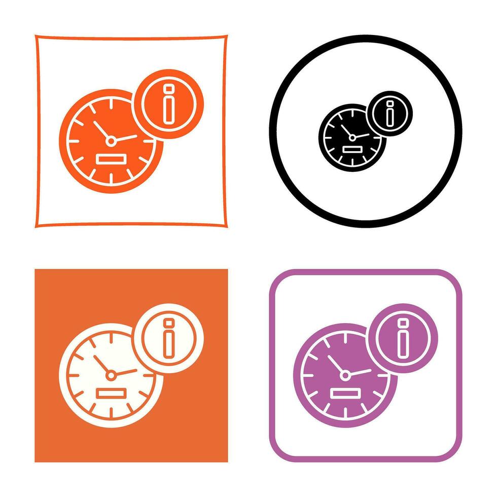 Clock Vector Icon