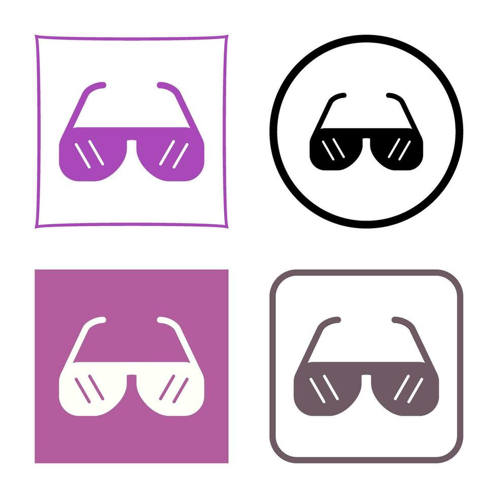 Sun Glasses Vector Icon