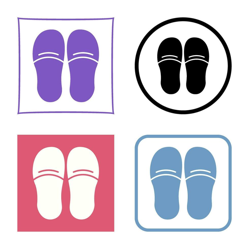 Slippers Vector Icon