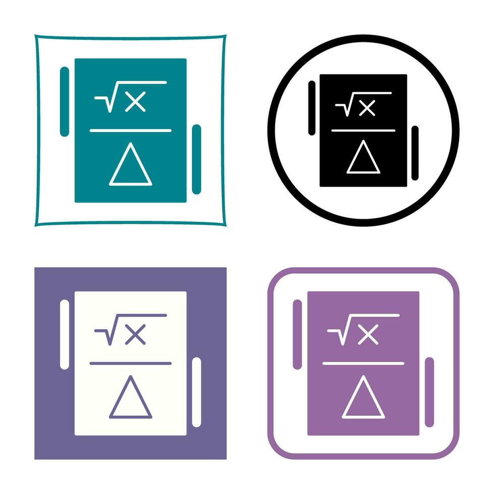 Formula Vector Icon