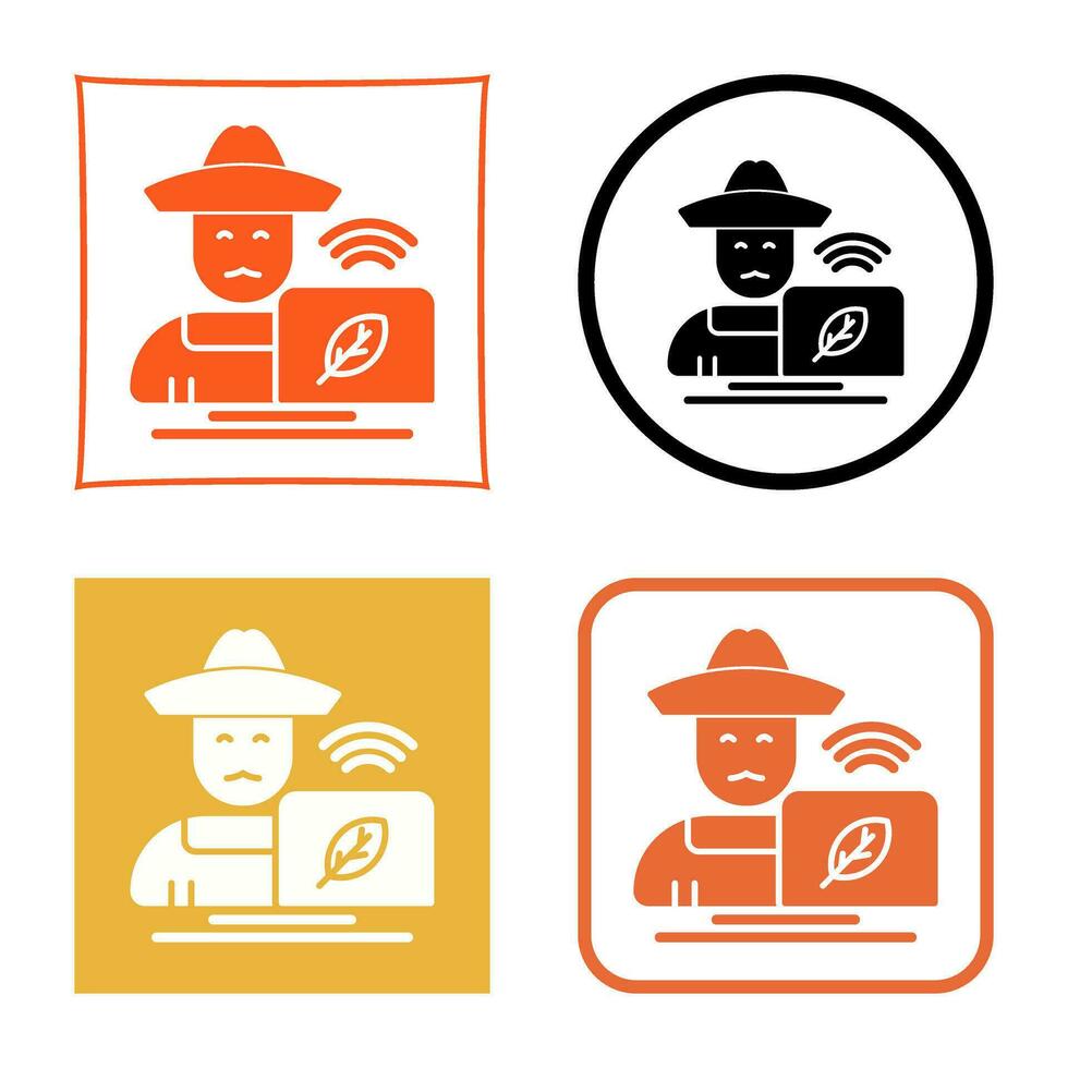 Farmer Vector Icon