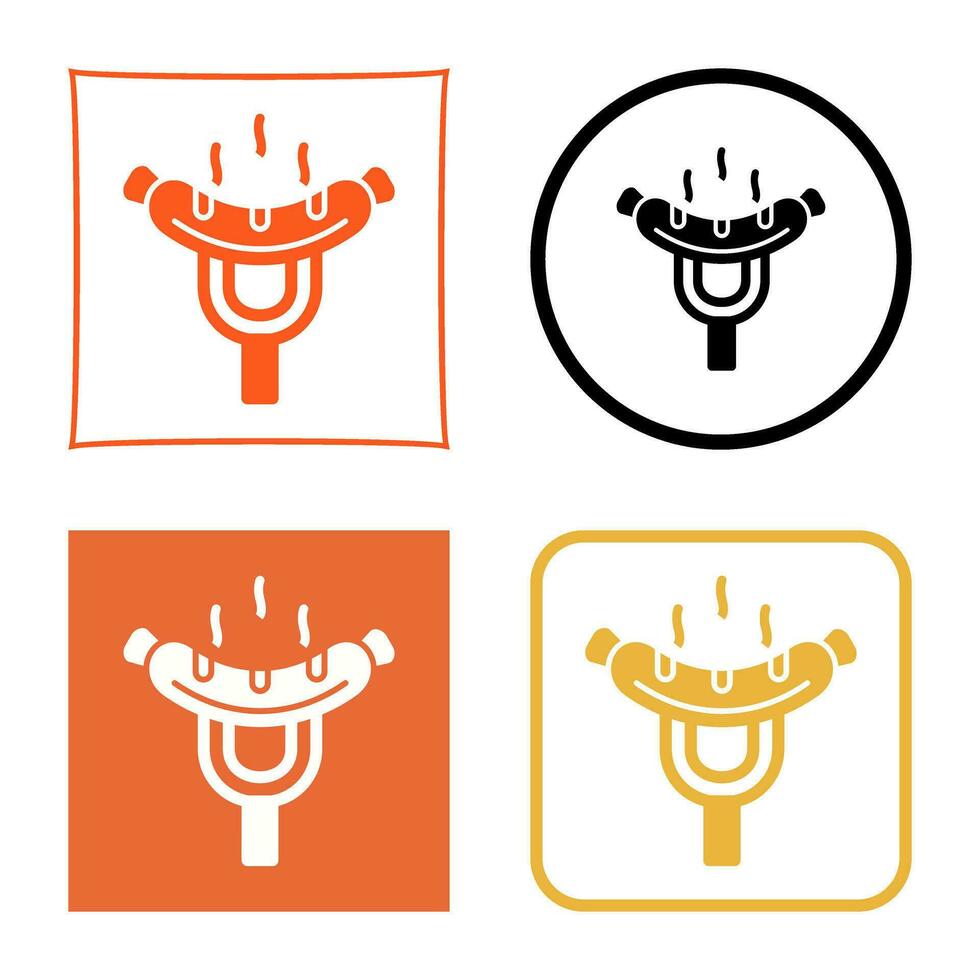 Sausage Vector Icon