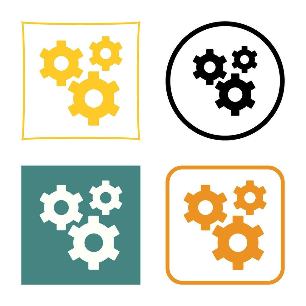 Gears Vector Icon