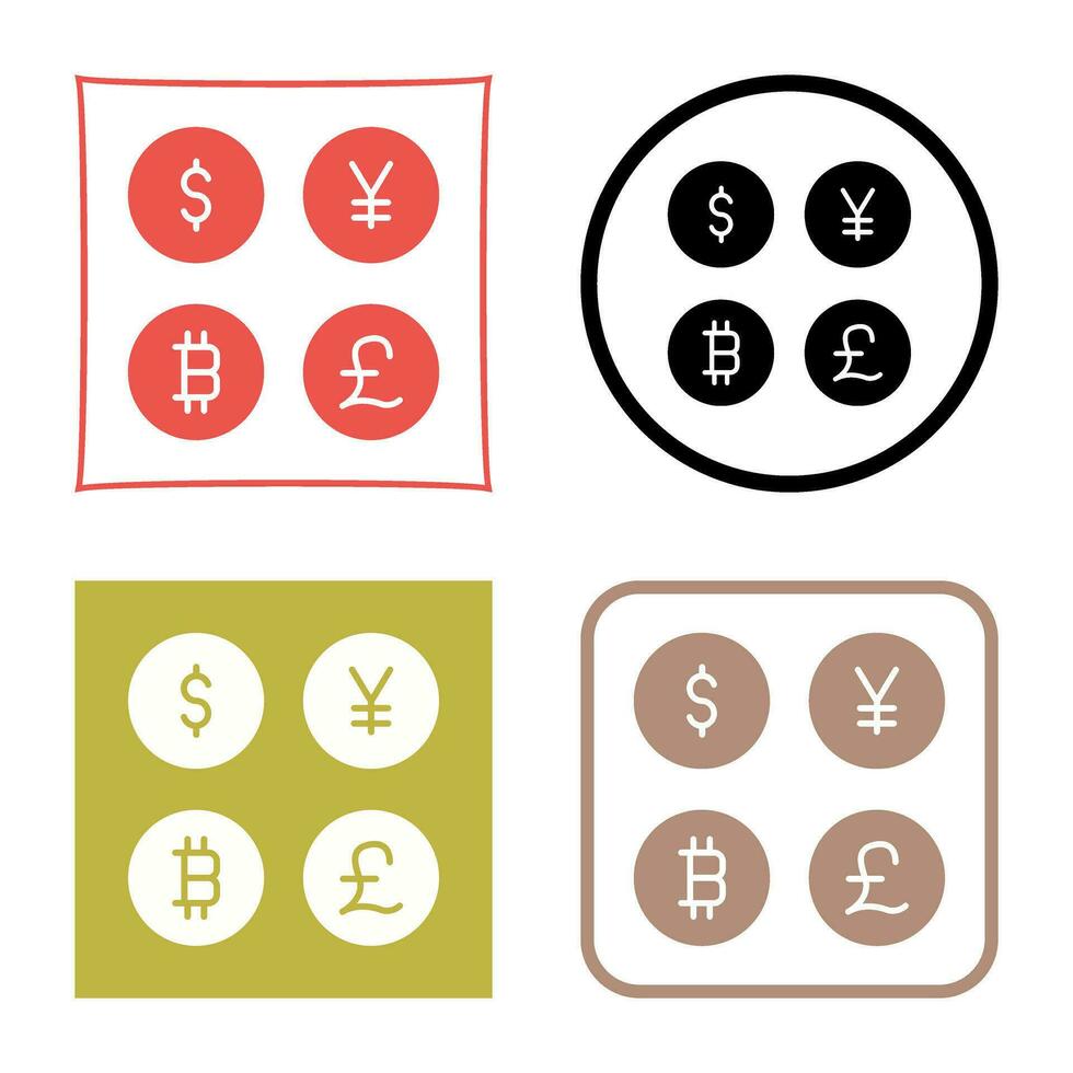 Currency Symbols Vector Icon
