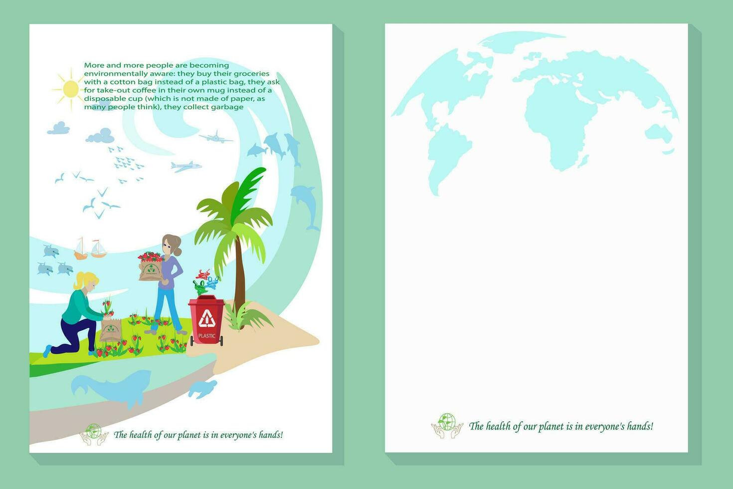 People sorting garbage. Men and women separate waste and throwing trash into recycling bins. Ecology Secondary use of garbage sorting,waste separation. vector