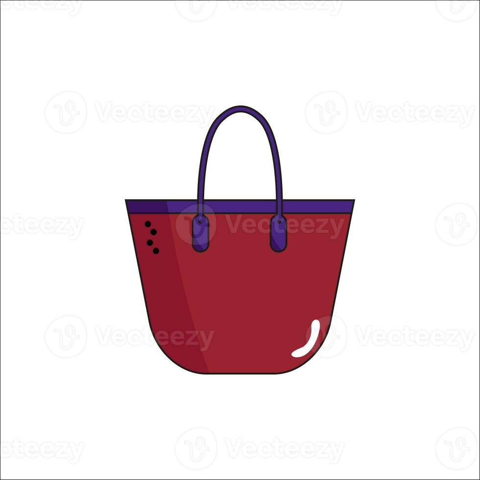 Symbol of feminism bag. Women's Rights Day. International Women's Day. White background photo