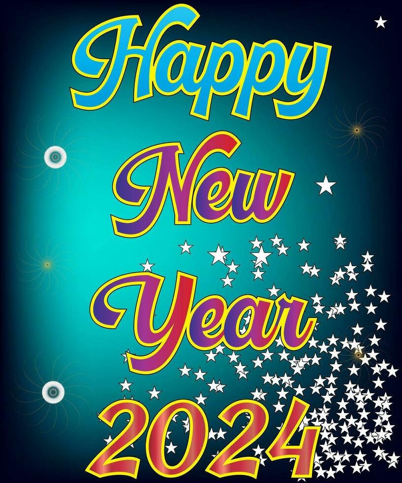 Print Happy New Year 2023 Background Design. Pro Vector Adobe Illustrator Artwork