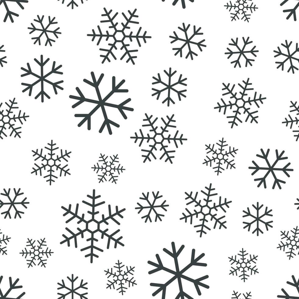 copo de nieve sin costura modelo antecedentes. negocio plano vector ilustración. invierno copo de nieve firmar símbolo modelo.