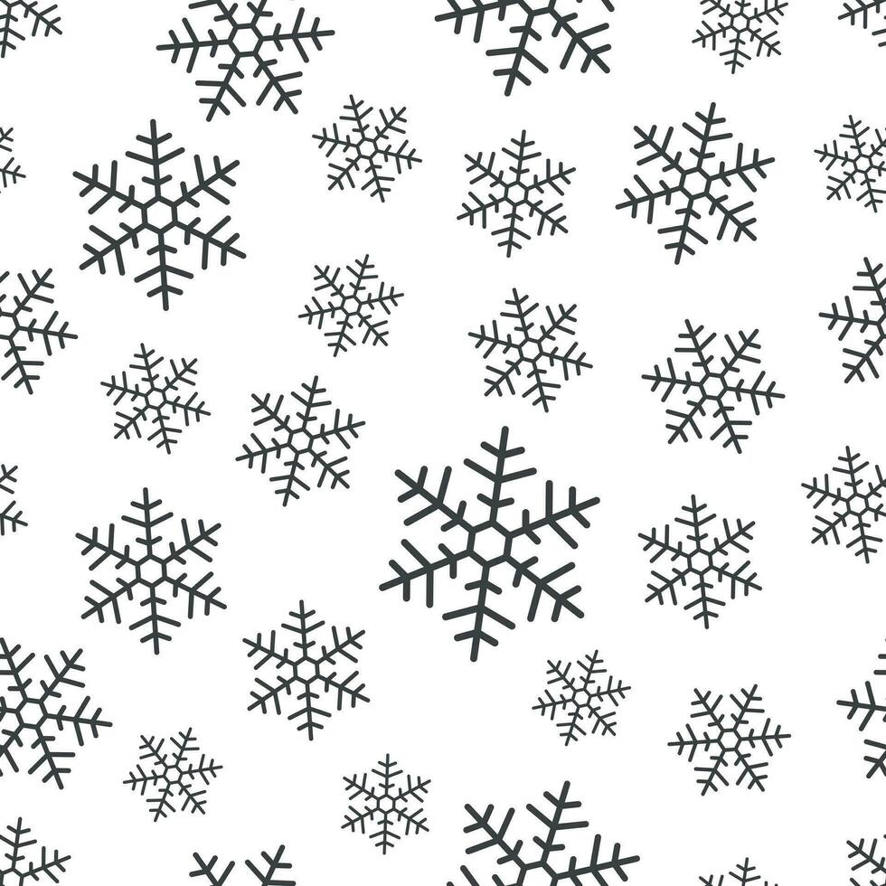 copo de nieve sin costura modelo antecedentes. negocio plano vector ilustración. invierno copo de nieve firmar símbolo modelo.