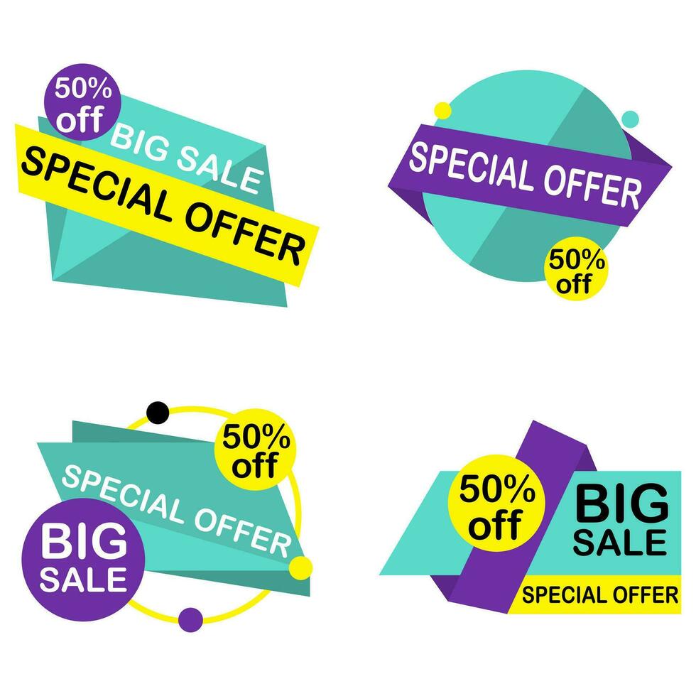 Special Offer discount design vector