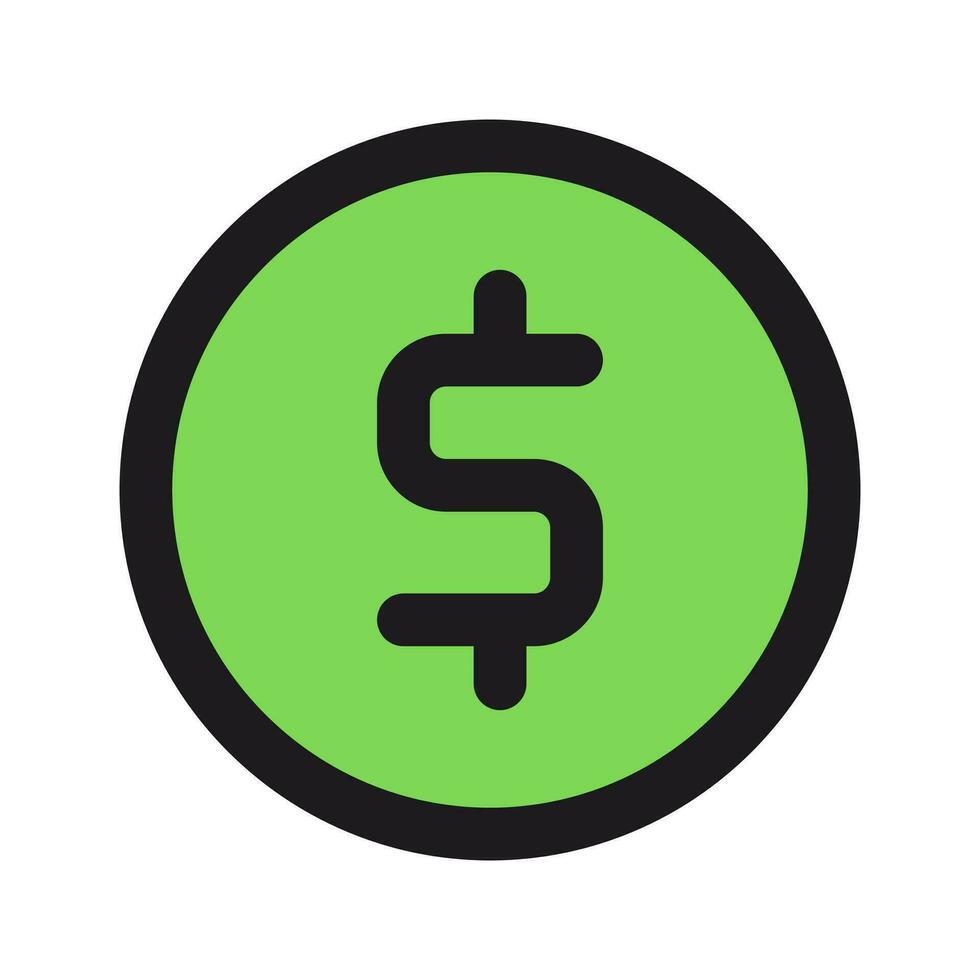 dollar sign icon vector
