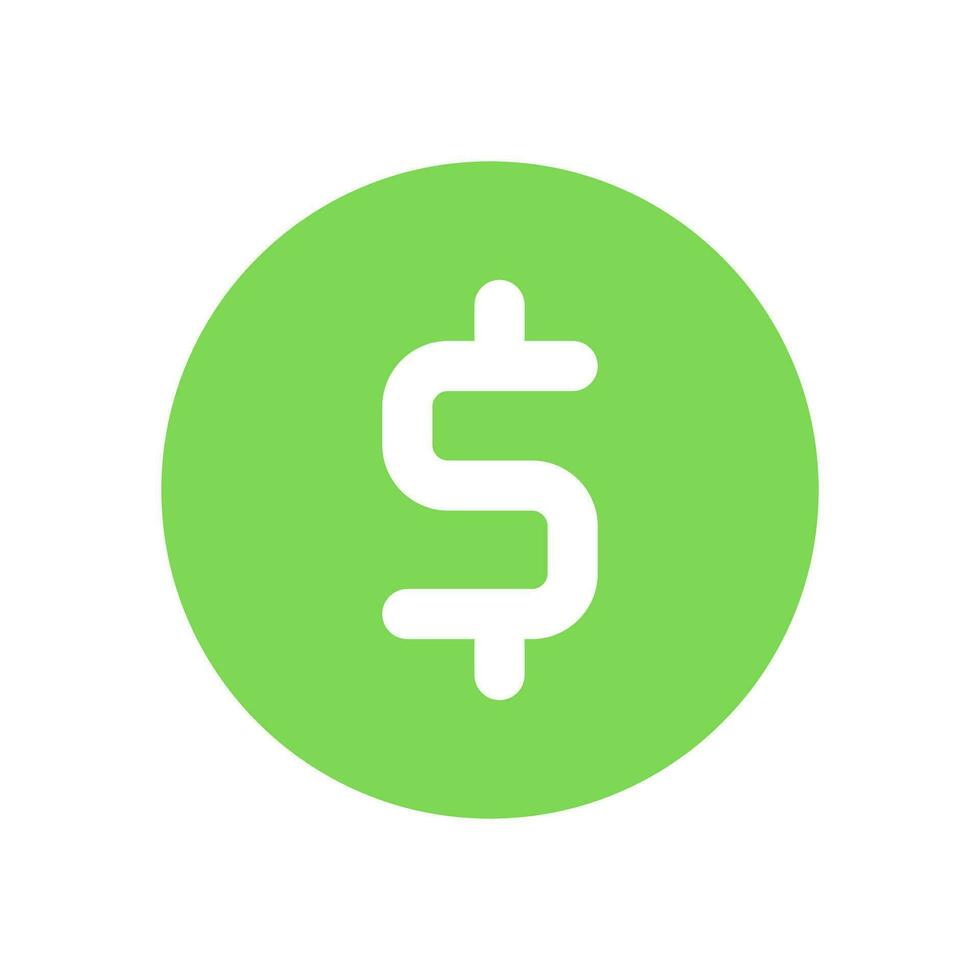 dollar sign icon vector