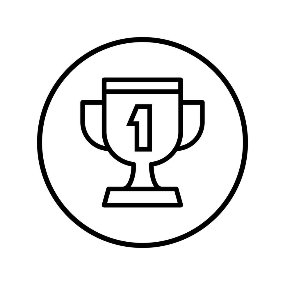 trophy icon vector icon trophy winner