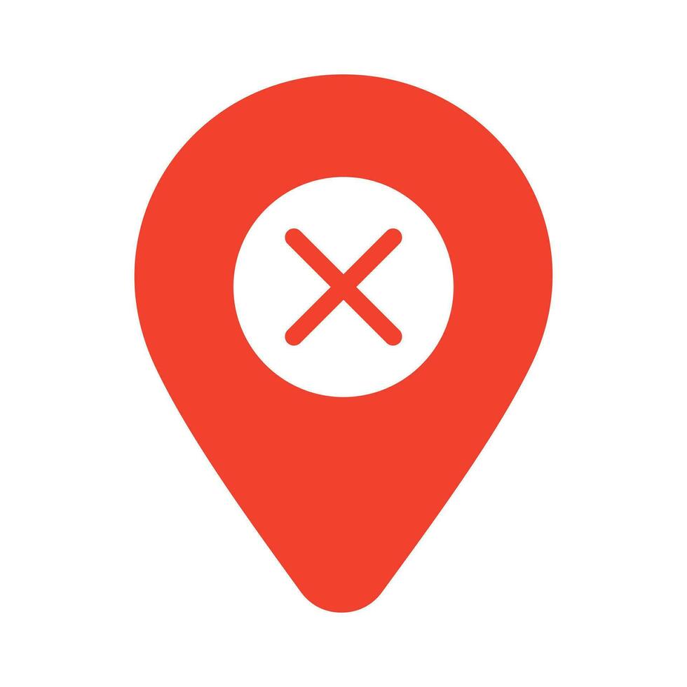 Deadlock Icon. Not Accurate Position.isolate on white background vector