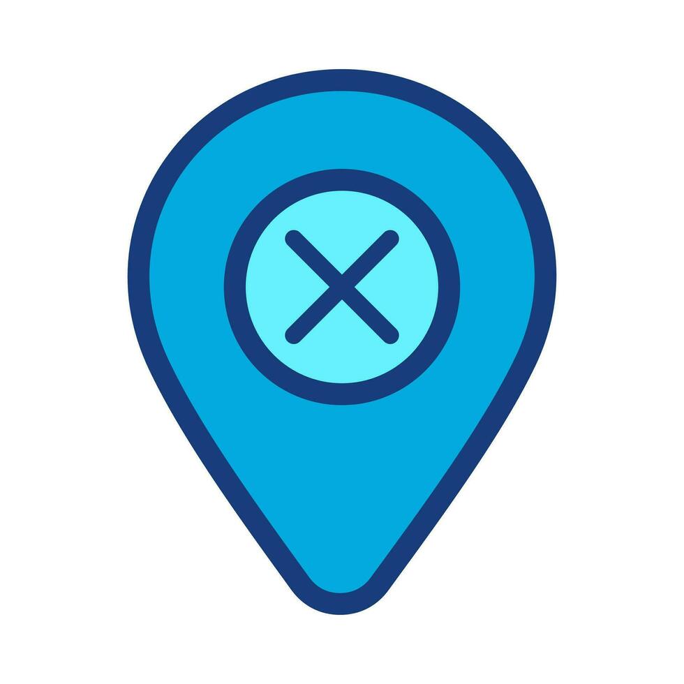 Deadlock Icon. Not Accurate Position.isolate on white background vector