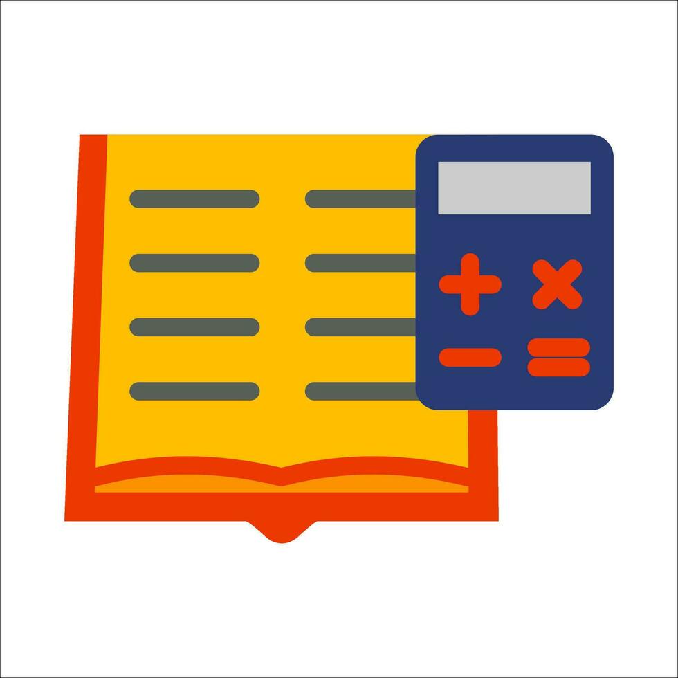 Accountant, Accounting and Budget or Banking book icon. isolated with white background vector