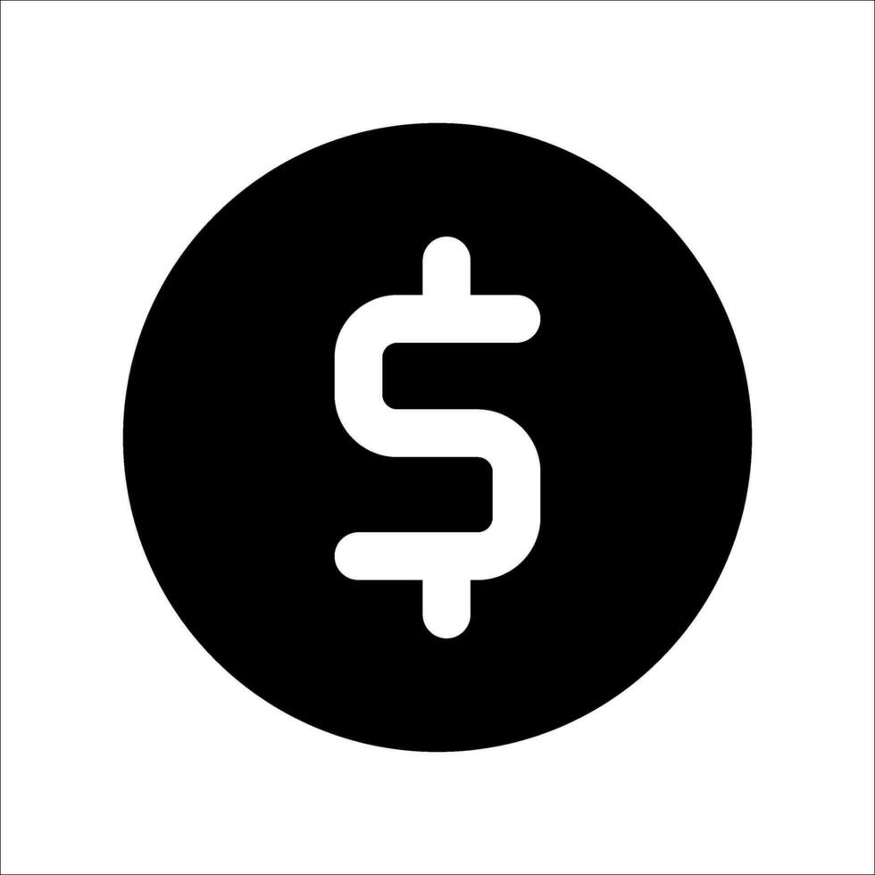 dollar sign icon vector