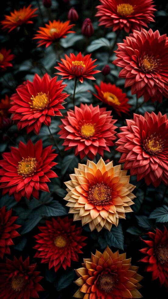 colourfull flower background. photo