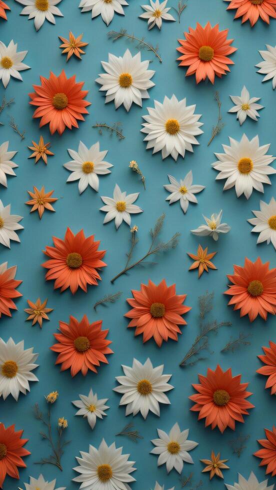 colourfull flower background. photo