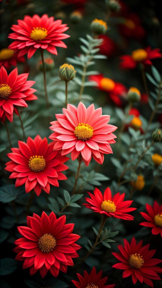 colourfull flower background. photo