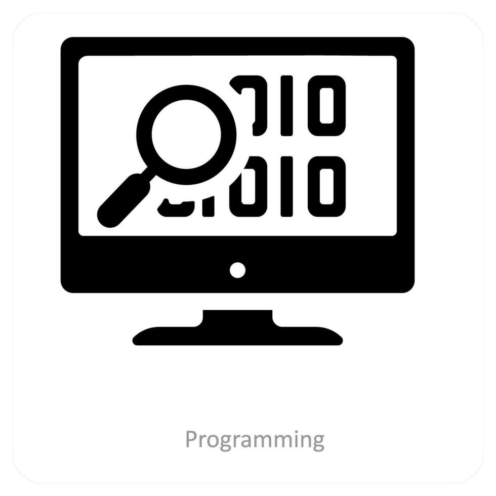 programming and coding icon concept vector