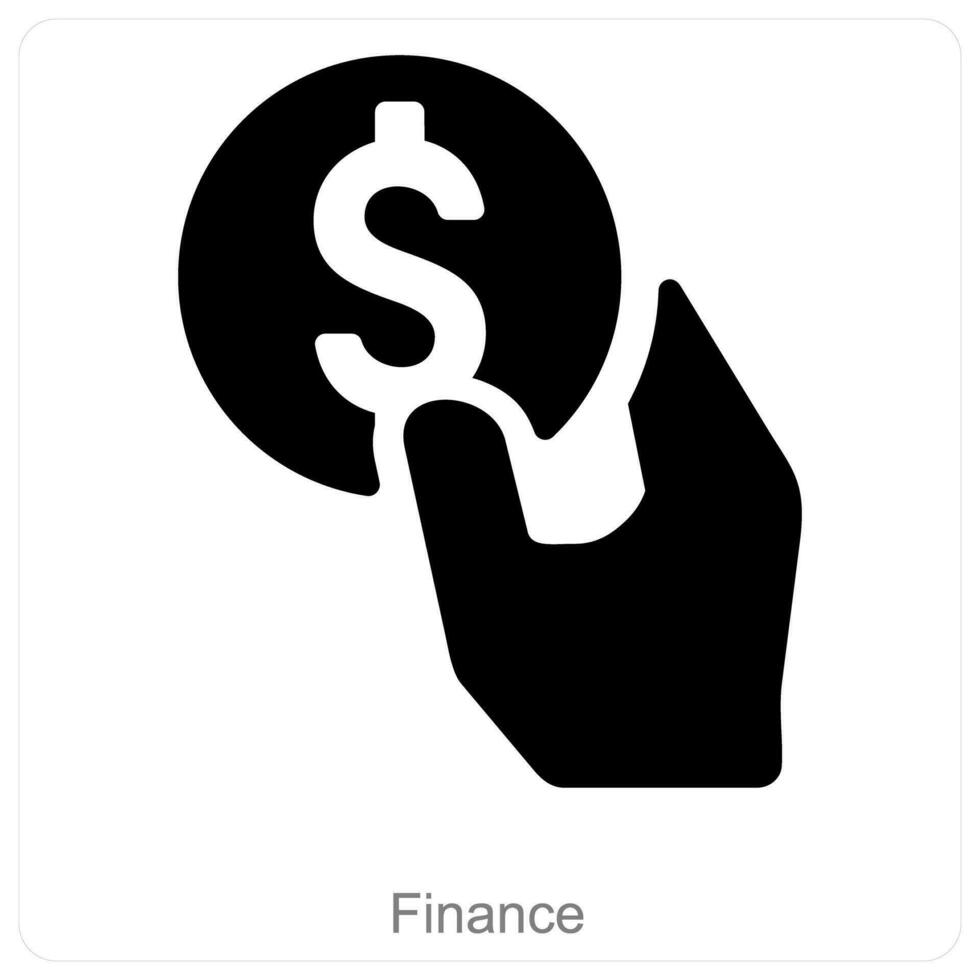 Finance and cash icon concept vector