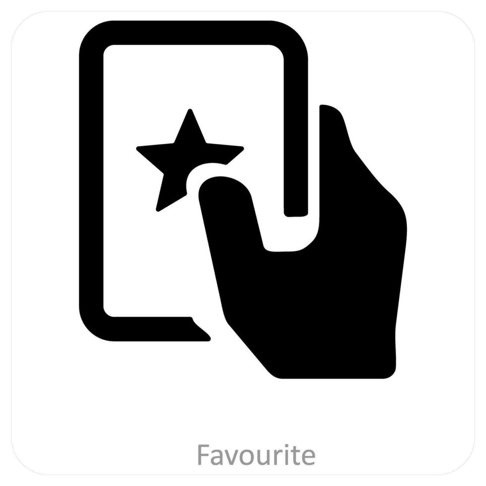 favorite and star icon concept vector