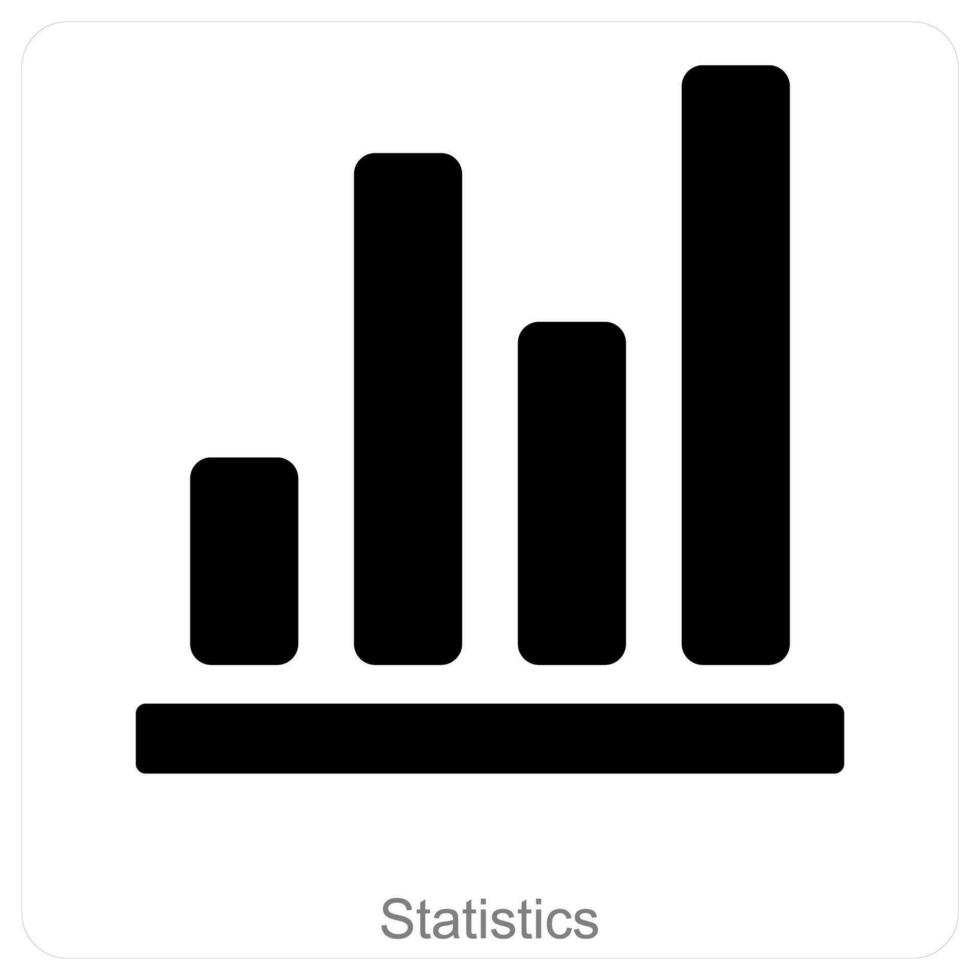 Statistics and diagram icon concept vector