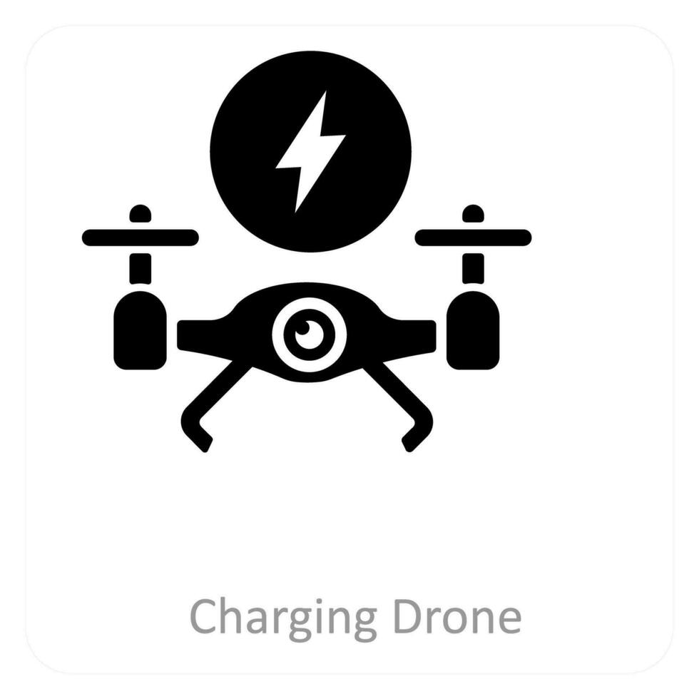 charging drone and charging vector